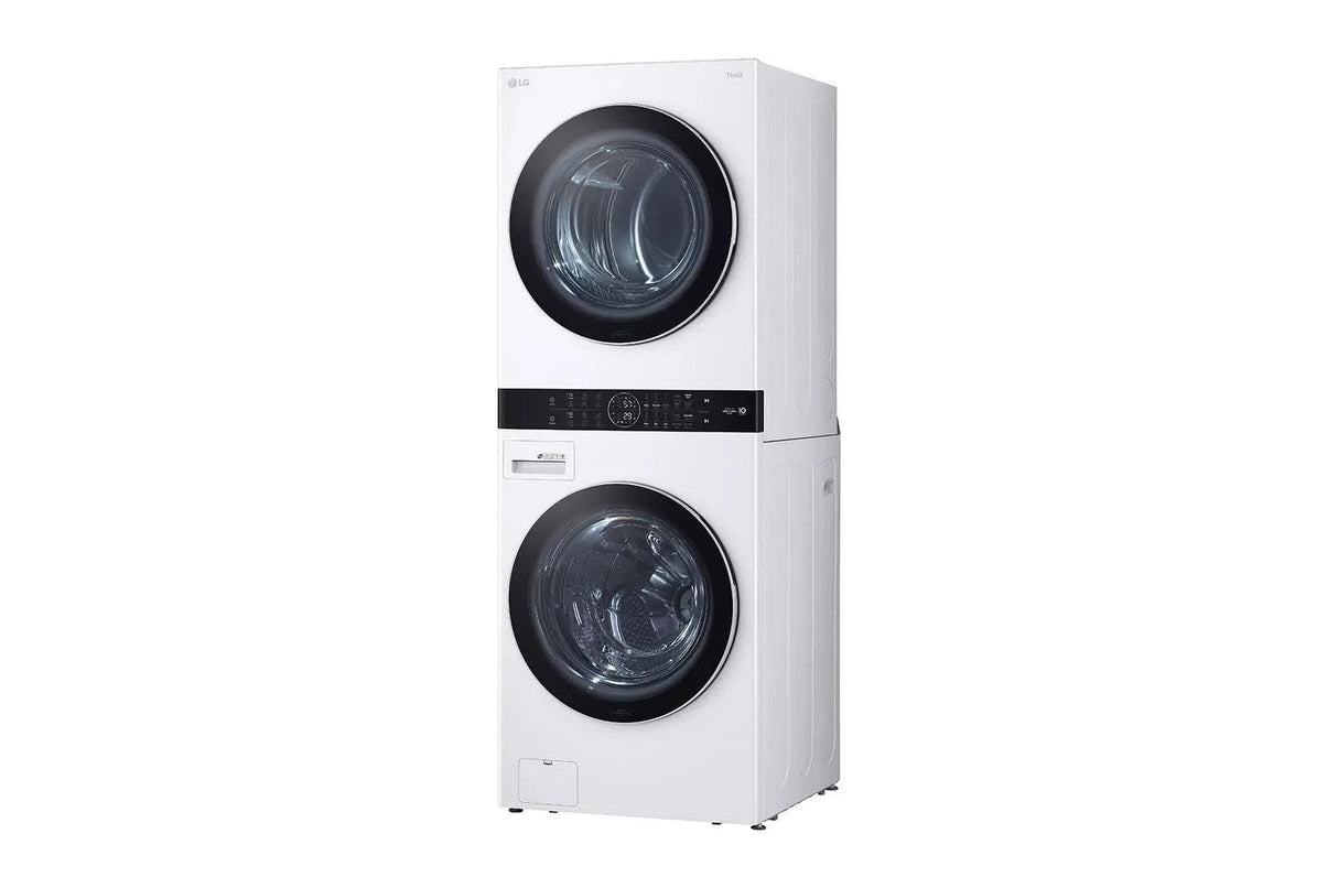 LG WKEX200HWA Compact 2 in 1 Laundry and Dryer Combo 27 Inch Washing machine 6 cycles, Laundry Center, Energy Star Certified, Washtower, Wrinkle Free, Wifi and Turbosteam technology with sensor for LG