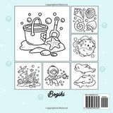 Ocean Oasis: Relaxing Coloring Book for Adults and Teens Vibrant and Easy Designs for Adults and Kids WoodArtSupply