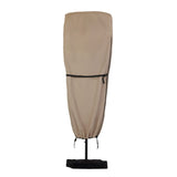 ULTCOVER Patio Parasol 600D Waterproof Outdoor Market Extra Large Umbrella Cover - Fits Double-Sided Umbrella 13-15 Feet ULTCOVER