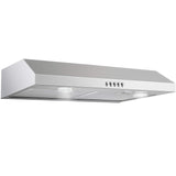 SNDOAS Under Cabinet Range Hood,Range Hood 30 inch Under Cabinet Stainless Steel Brushed,Ductless Range Hood Alterable to Ducted Ventilation,Stove Hood and Oven Vent Hood for Kitchen Cabinet SNDOAS
