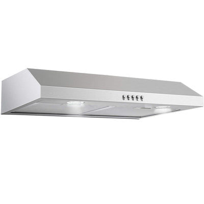 SNDOAS Under Cabinet Range Hood,Range Hood 30 inch Under Cabinet Stainless Steel Brushed,Ductless Range Hood Alterable to Ducted Ventilation,Stove Hood and Oven Vent Hood for Kitchen Cabinet
