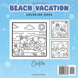 Ocean Animals: Beach Vacation Bold and Easy Coloring Book for Adults and Kids Featuring Friendly Sea Creatures, Coastal Paradise and Underwater Wonder Scenes WoodArtSupply