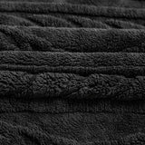 YUSOKI Queen Size Blanket Single Layer,Weight(4.4lb),370GMS-3D Stylish Design for Gift Home Decor (Black,90"x90") YUSOKI