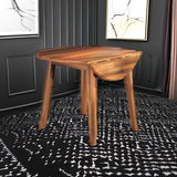 Signature Design by Ashley Berringer Dining Room Round Drop Leaf Table, Rustic Brown Signature Design by Ashley