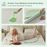 Waterproof Mattress Protector, Twin Size Mattress Pad Fitted 6"-15" Deep Pocket, 3D Air Fabric Soft Breathable Bed Mattress Cover Noiseless Washable BEDLORE