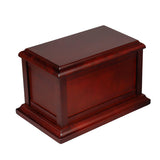 Cherry Solid Wooden Urns for Adult Male, Cremation Urns Eco-Friendly Wooden Casket Urn for Human Ashes Adult Female, Wood Keepsake Memorial Urns XMKAISITE