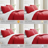 Southshore Fine Living, Inc. Full/Queen Quilt Bedding Set, Microfiber Quilts Queen Size, Coverlet, Stain & Pet Hair Resistant Bedding, Full Size Bedspread with 2 Pillow Shams, Chili Pepper Red Southshore Fine Living, Inc.