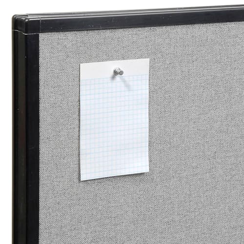 Global Industrial Office Partition Panel, 36.25 Inch Width x 42 Inch Height, Gray, Freestanding, Build Your Own Office Layout Global Industrial