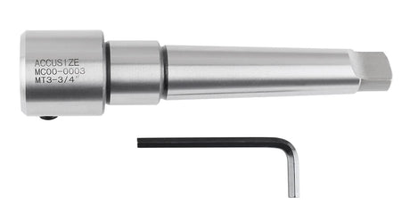 Accusize Industrial Tools Annular Cutter Arbor, Mt3 to 3/4'' Weldon Shank for Drill-Use Annular Cutter on Drill Press, Mc00-0003 Accusize Industrial Tools