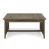 Christopher Knight Home Grace Outdoor Acacia Wood Coffee Table, Gray Finish Christopher Knight Home