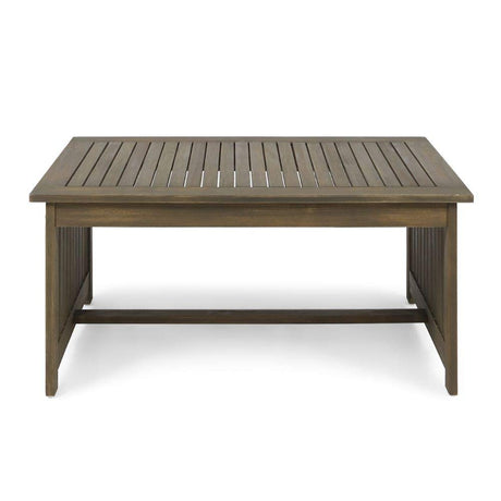 Christopher Knight Home Grace Outdoor Acacia Wood Coffee Table, Gray Finish Christopher Knight Home