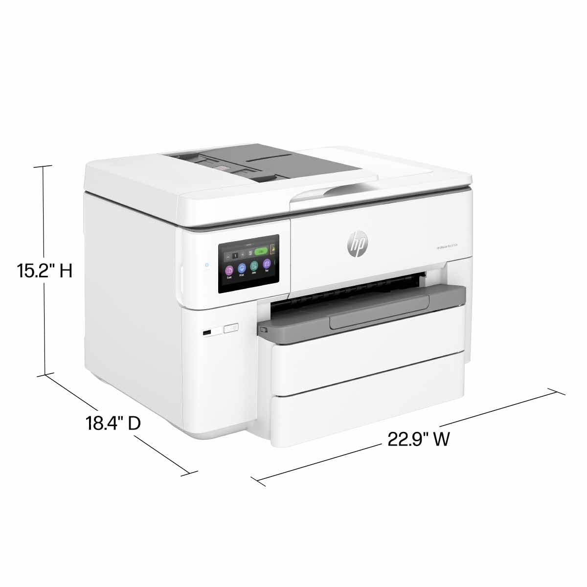 HP OfficeJet Pro 9730e Wide Format Wireless All-in-One Color Inkjet Printer, Print, scan, Copy, ADF, Duplex Printing Best-for-Office, 3 Months of Instant Ink Included (537P6A) HP