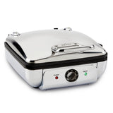 All-Clad Stainless Steel Waffle Maker 4 Section, Thick Belgium Waffle Makers, Upright Storage 1600 Watts, Nonstick, 6 Browning Levels, Dishwasher Safe All-Clad