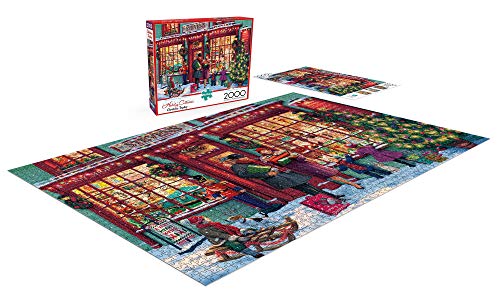 Buffalo Games - Christmas Toyshop - 2000 Piece Jigsaw Puzzle for Adults Challenging Puzzle Perfect for Game Nights - 2000 Piece Finished Size is 38.50 x 26.50 - WoodArtSupply