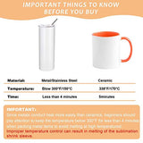 5x10 Inch Sublimation Shrink Wrap Sleeves, White Sublimation Shrink Wrap for Tumblers, Mugs, Cups and More, 60 Pcs Sublimation Shrink Film rebucas