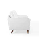 Modway EEI-3764-WHI Valour Performance Velvet Sofa, White Modway