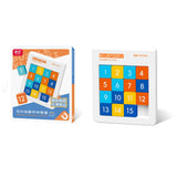 LiangCuber QY Toys Macaron Color 4x4 Klotski Puzzle Magnetic Sliding Number Puzzle,15-Digit Version ABS Brain Teasers Toy Tangram Jigsaw Intelligence (2024 Edition) LiangCuber