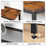 HOOBRO 29.5" Narrow Console Table, Set of 2, Entryway Table with Shelves, Thin Sofa Table, Behind Couch Table, Display Side Table, for Hallway, Entrance, Living Room, Rustic Brown and Black BF73XGP201 HOOBRO