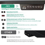 JWX Standing Gaming Desk with Aluminum Alloy Led Lights, 72'' Wing Shaped Large Gaming Studio Music Desk with Slot Design Shelves, for Live Streamer, Social Media Influencer & Music Recording JWX