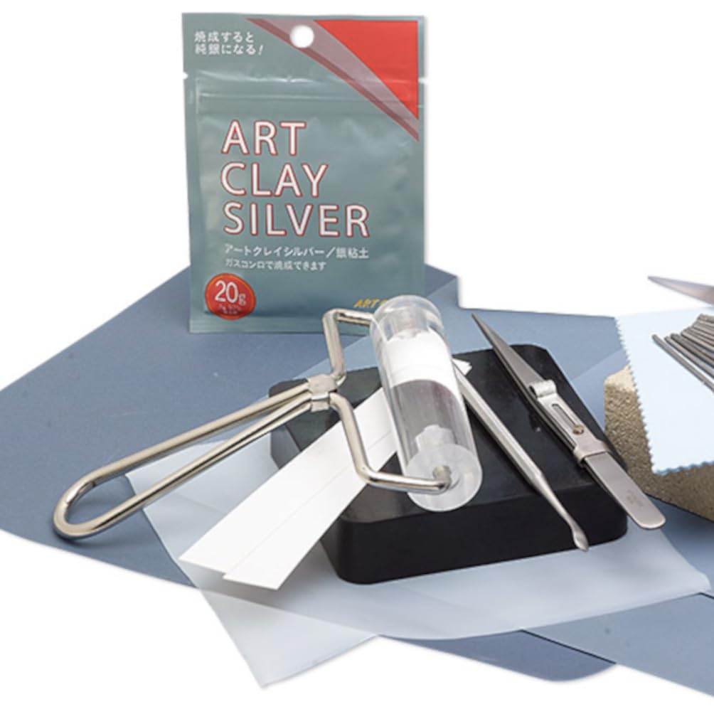 FMG Metal Clay Jewelry Making Kit - Precious Silver Metal Starter Kit FMG