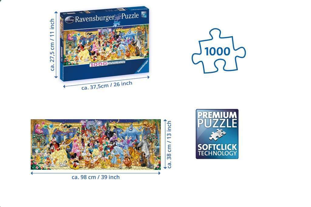 Ravensburger Disney Panoramic Jigsaw Puzzle (1000 Piece) Ravensburger