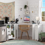 RiverRidge Slim, White Ashland Cabinet with Drawer RiverRidge