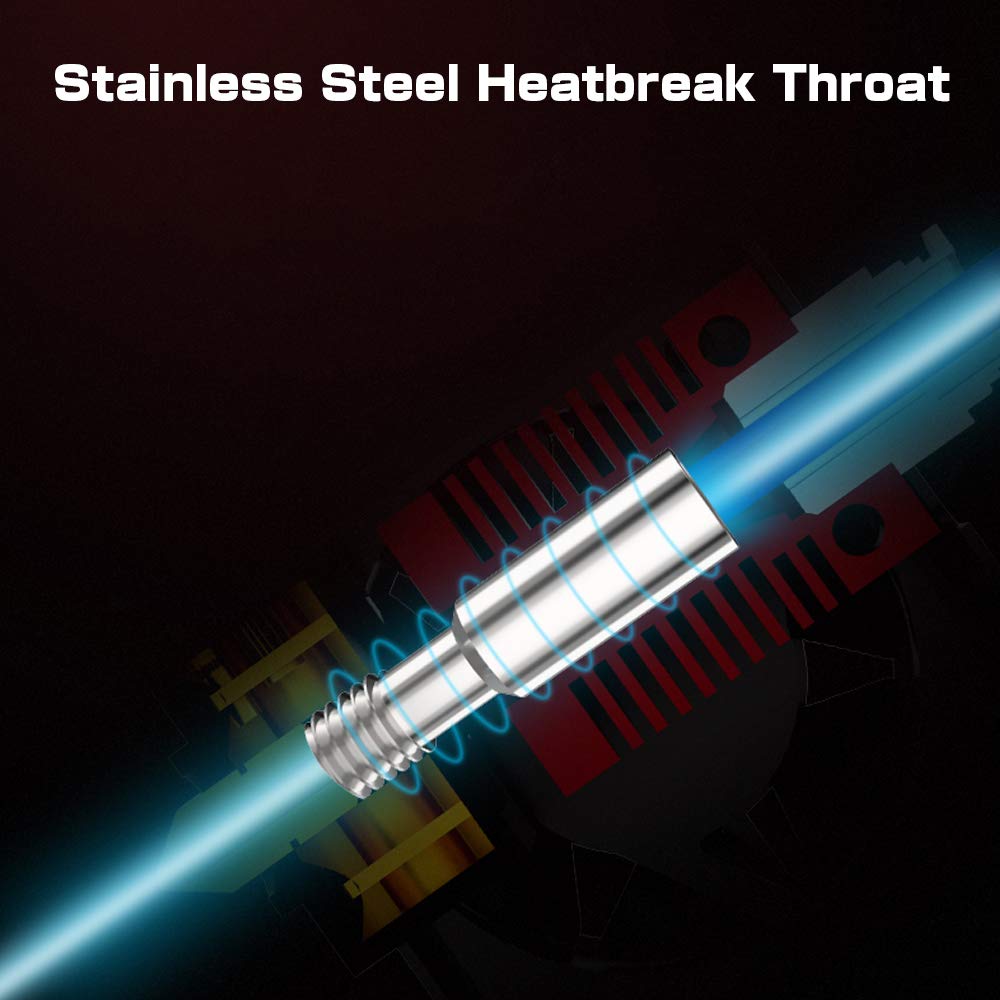 Ender 3 Hotend, Authentic Creality Assembled Hotend Kit 3D Printer Parts with 5X 0.4mm Nozzles for Ender 3 Ender 3 V2 and Ender 3 Pro ORTHLAND