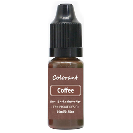 Candle Dyes for Soy Candle Making,Wax Сolor Dye Color Liquid for Soy Wax,10ml/Bottle of Natural Pigment for Epoxy Resin,Soap Making,Candle Making,Car Freshies,Dye,Nail Polish,Bath Bomb (Coffee) NEREIDS NET
