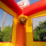 HeroKiddo Sports Commercial Grade Bounce House for Kids and Adults (with Blower), Basketball Hoop, Outdoor Indoor, Birthday Party, Rental Quality, Big Inflatable, All Seasons HERO KIDDO