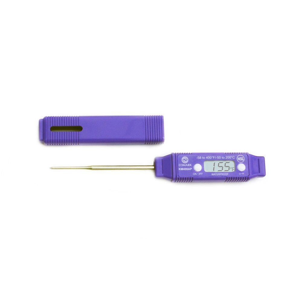 Comark-9002585 KM400AP Allergen Digital Pocket Thermometer, -58 to 400F/-50 to 200C, NSF Comark