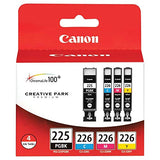 Canon PGI225/CLI226 Color Multi Pack Compatible to iP4820, MG5220, MG5120, MG6120, MG8120, MX882, iX6520, iP4920, MG5320, MG6220, MG8220, MX892 Canon