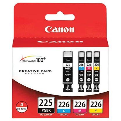 Canon PGI225/CLI226 Color Multi Pack Compatible to iP4820, MG5220, MG5120, MG6120, MG8120, MX882, iX6520, iP4920, MG5320, MG6220, MG8220, MX892