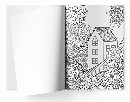 Relaxing Mandala: Coloring Book For Adults WoodArtSupply