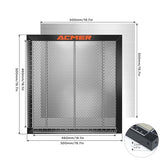 ACMER Laser Engraver Machine, K1 Desktop 3500mW Compact Laser Engraving Machine, 150×150mm Work Area, 0.08mm Fine Engraving Spot, Laser Cutter for Wood, Plywood, Acrylic, DIY Crafts & Small Business ACMER