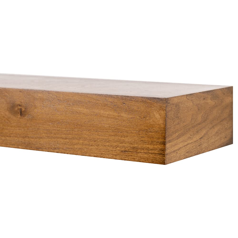 MANTELSDIRECT Mantels Direct Bedford 72 Inch Unfinished Mantel Shelf | 100% Maple Wood - Modern, Rustic, Traditional Floating Shelf for Fireplaces, Hearths, Décor MANTELSDIRECT