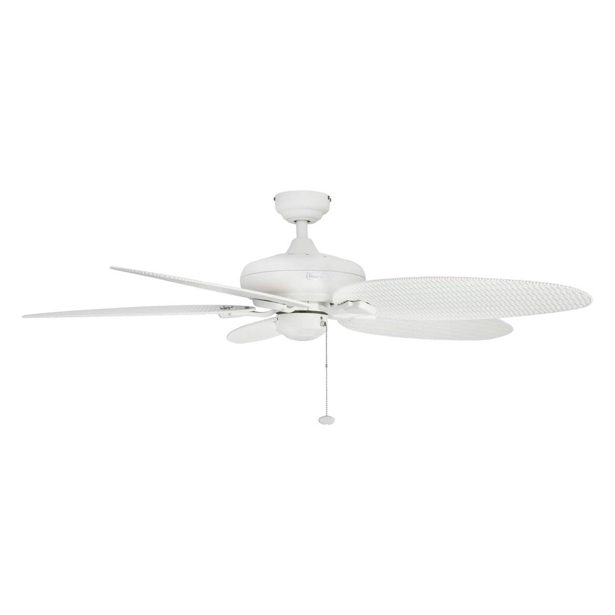 Honeywell Ceiling Fans Duval 52 Inch Ceiling Fan, Quick 2 Hang Indoor/Outdoor Ceiling Fan with Pull Chain, Tri-Mount 5 Blade Tropical Design, ETL Damp Rated, White (50206-01) Honeywell Ceiling Fans