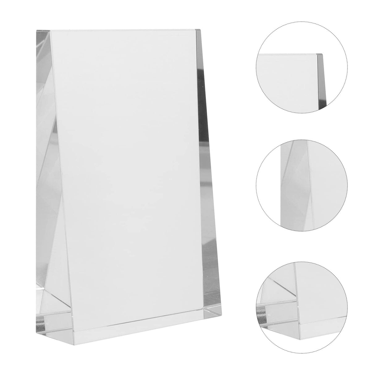 SEWACC Sublimation Blanks Crystal Tabletop Decor Crystal Diamond Photo Crystal Photo Diy Picture Decorative Photo for Wedding SEWACC