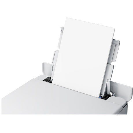 Epson EcoTank Photo ET-8500 Wireless Color All-in-One Supertank Printer with Scanner, Copier, Ethernet and 4.3-inch Color Touchscreen, White, Large Epson