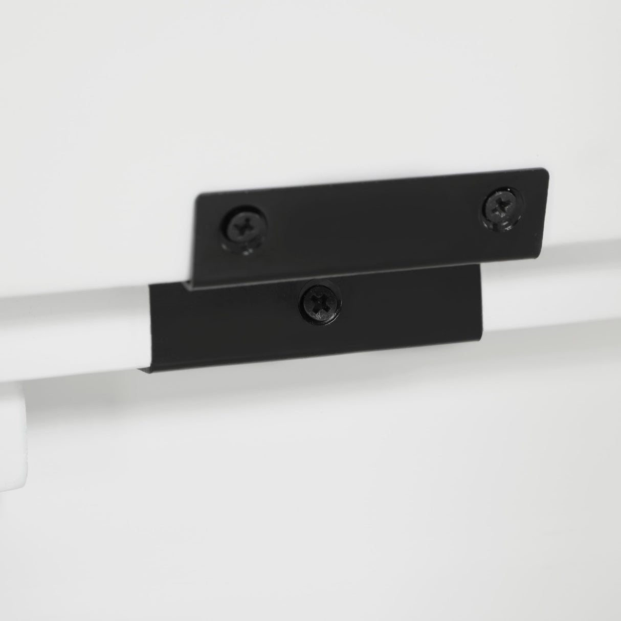 OSP Home Furnishings Metro Mission Style Wood Entry Way Bench with Storage, Sierra Snow White Finish OSP Home Furnishings