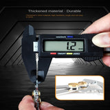 Smgda Stainless Steel Feeler Gauge, Thickness Gauge, Depth Gauge, Inner Outer Diameter Ruler, Inside/Outside Caliper, Pocket Ruler Imperial Measuring Tool for Measure Gap Width/Thickness Woodturning Smgda