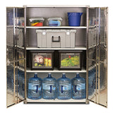 Ultra HD Mega Storage Cabinet - Stainless Steel Seville Classics