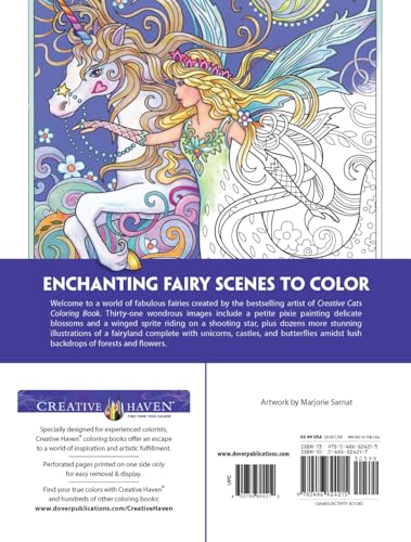 Creative Haven Magical Fairies Coloring Book (Adult Coloring Books: Fantasy) Dover Publications