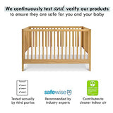DaVinci Birdie 3-in-1 Convertible Crib, Honey, Easy Assemble, Greenguard Gold Certified DaVinci