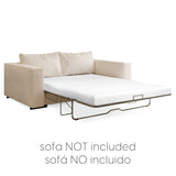 Milliard 4.5 Inch Memory Foam Replacement Mattress with Breathable, Waterproof and Washable Cover for Full Size Sleeper Sofa and Couch Beds (Sofa Not Included) - Full Milliard