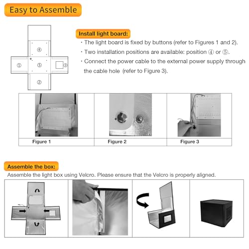 Resin UV Curing Box with Timer, 395nm UV LED Lights with 96 Lamp Beads, Upgraded Larger Size UV Curing Light Station, Adjustable Light Brightness, for SLA/DLP/LCD 3D Printer Solidify DIY Curi - WoodArtSupply