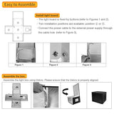 Resin UV Curing Box with Timer, 395nm UV LED Lights with 96 Lamp Beads, Upgraded Larger Size UV Curing Light Station, Adjustable Light Brightness, for SLA/DLP/LCD 3D Printer Solidify DIY Curing Makacces