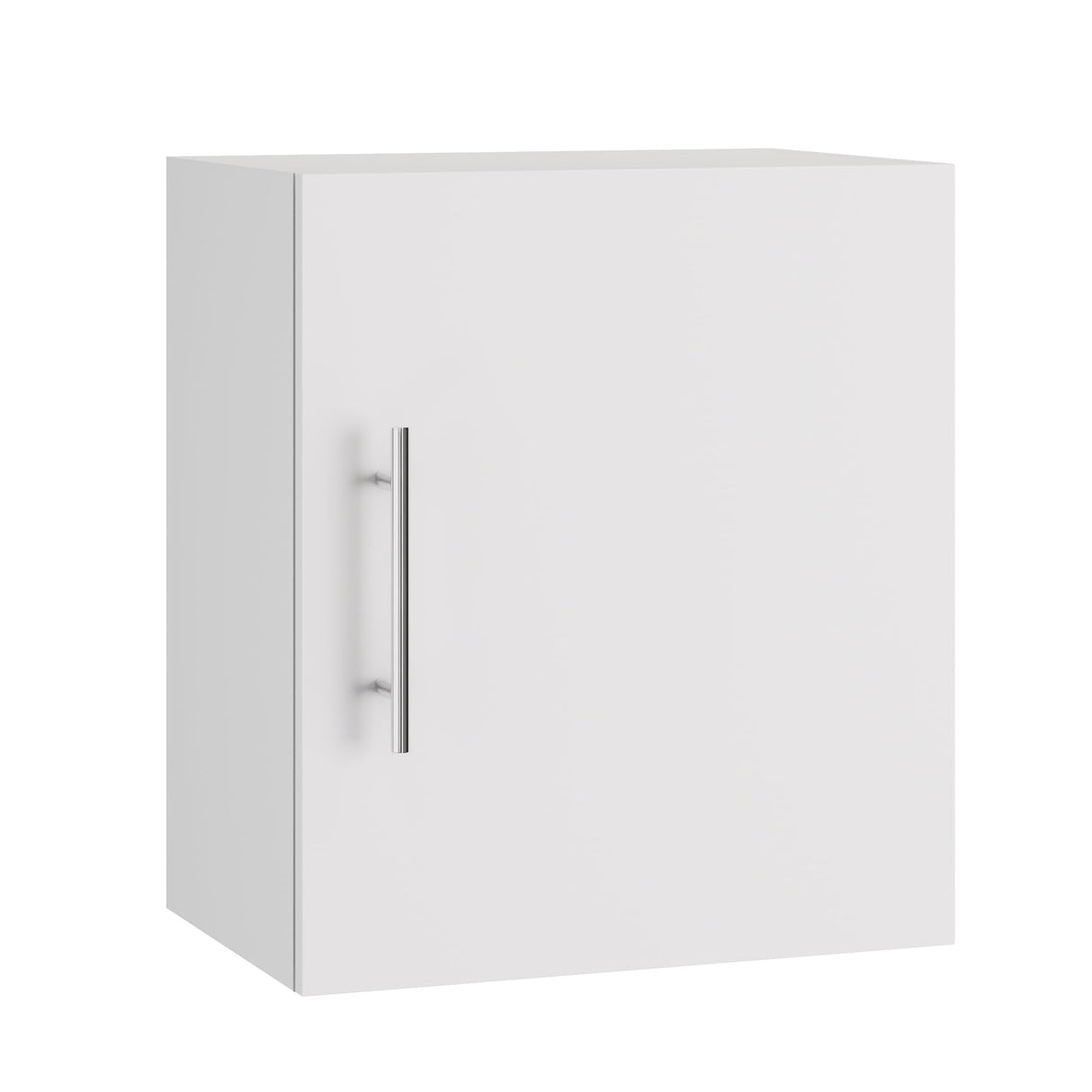 JPND Small Wall Cabinet, 18" W x 12" D x 20" H Wooden Wall Mounted Storage Cabinet, 1 Door Cabinet with Soft Close and Metal Handle and Adjustable Shelf, for Kitchen, Garage, Laundry, Bathroom, White JPND