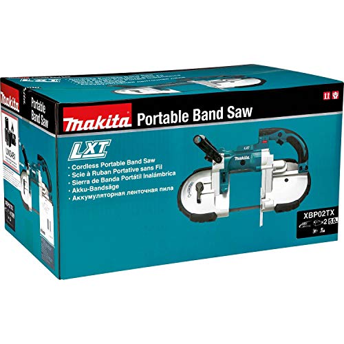 Makita XBP02TX 18V LXT Lithium-Ion Cordless Portable Band Saw Kit (5.0Ah), Makita