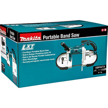 Makita XBP02TX 18V LXT Lithium-Ion Cordless Portable Band Saw Kit (5.0Ah), - WoodArtSupply