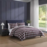 Tommy Hilfiger - Duvet Set, Luxuriously Soft Yarn-Dyed Cotton Bedding with Matching Sham, Plaid Design (Essential Tartan Red, Twin) Tommy Hilfiger